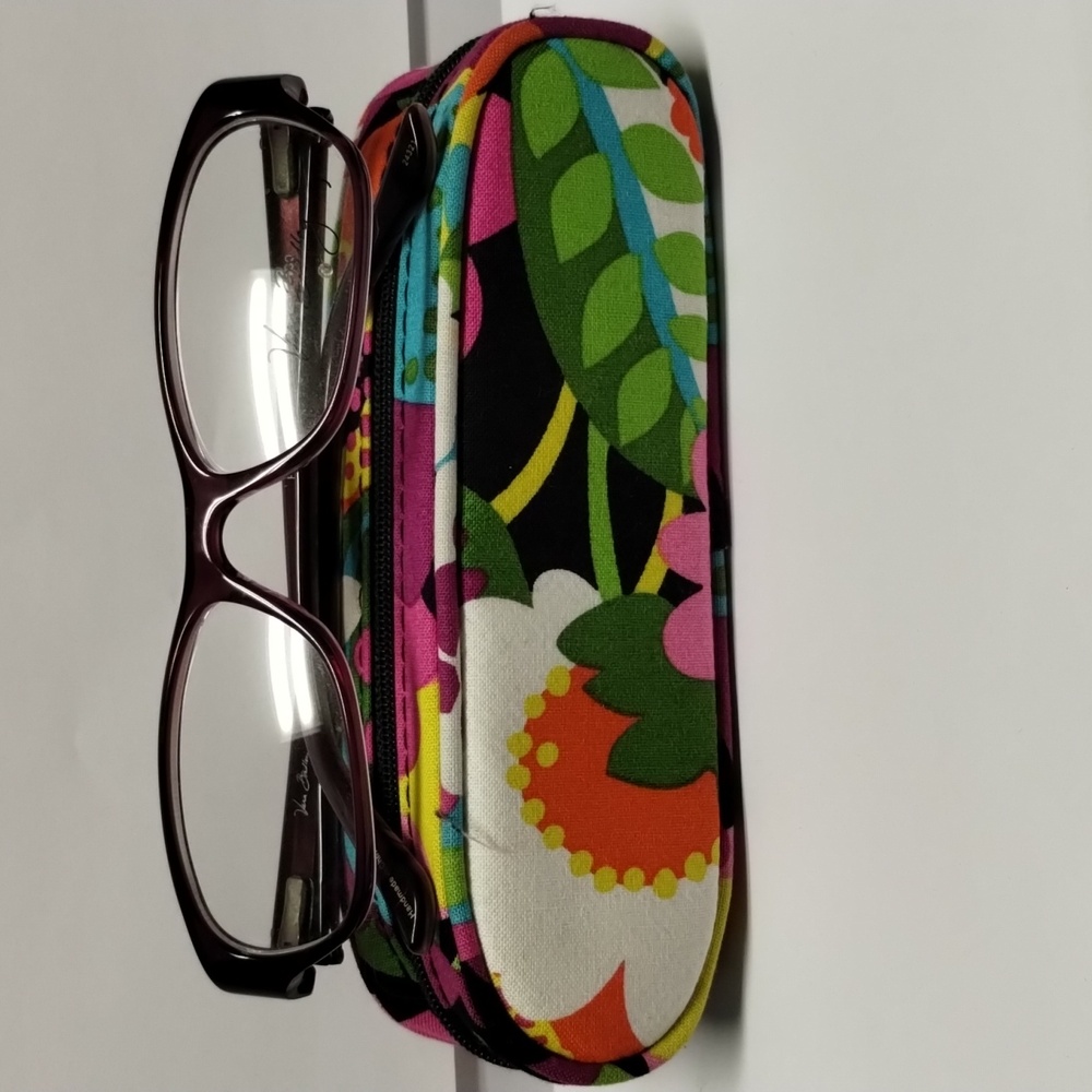 Vera Bradley Purple Glasses with Colorful Case